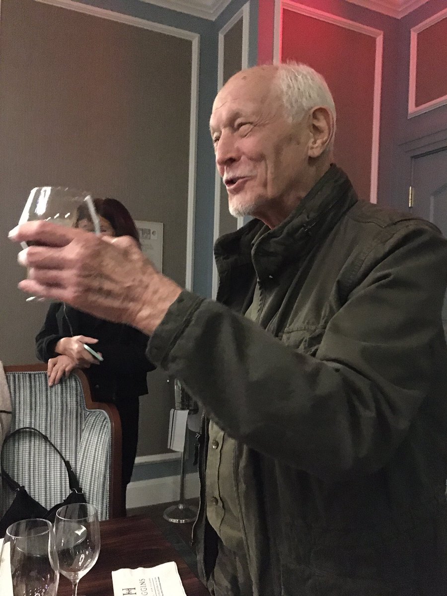 95 yr old WWII navigator  Edward  Field toasts to our production team who created a short documentary based on his poem. #veteran #film #indie #WW2 #aviation