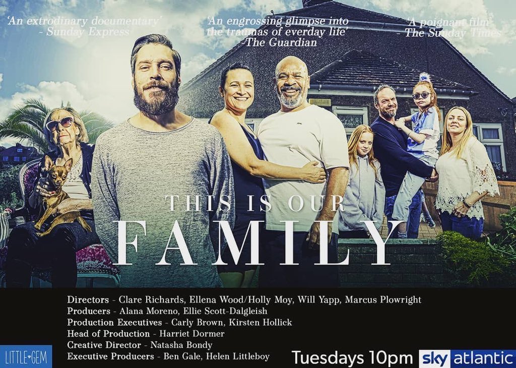 zacbeattie's tweet image. That’s a whole load of talent behind this epic project #ThisIsOurFamily on @skytv #helenlittleboy @clarerichards @gdnightgdluck #ellenawood #hollymoy @littlegemtv