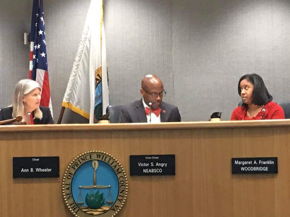 PrinceWilliamEA's tweet photo. Today, the Board of County Supervisors unanimously voted on Supervisor Kenny Boddye’s Red 4 Ed proclamation to support the students and educators of Prince William County, by ensuring PWCS are adequately funded. #Red4Ed https://t.co/W6s4dhLiRB