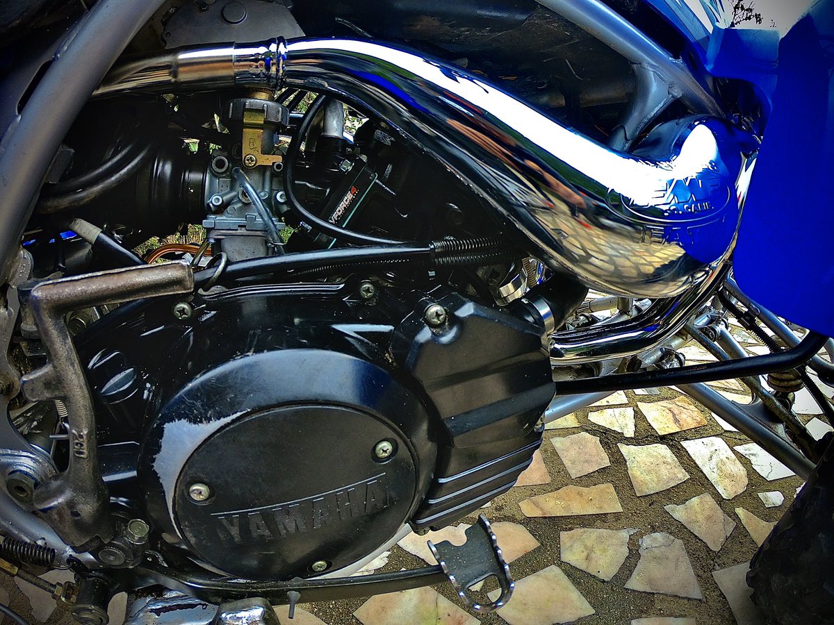 truuesavage's tweet photo. Banshee Build 80cv #Chillin #Mechanix #banshee #FMF #Racing #vforce3 #Yamaha #quad https://t.co/UI67HAqjxz