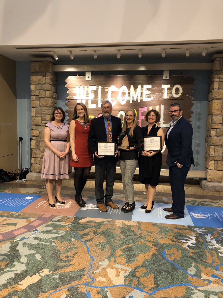 PaleoCulturalRG's tweet photo. Honored to receive the State Archaeologist Award with our friends at @DenverMuseumNS from the @HistoryColorado 2020 Stephen H Hart Awards! This award belongs to the over 130 volunteers and 3000+ visitors that made this project possible! THANK YOU!! #CitizenScience https://t.co/bL0l5qr0du
