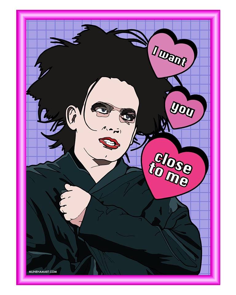 FILTERMexico's tweet photo. Justo a tiempo para San Valentin, @MatthewLineham diseñó postales post-punk con Ian Curtis, Robert Smith y hasta Klaus Nomi: https://t.co/ig3h3FkJN3 https://t.co/JhykbYCnLf