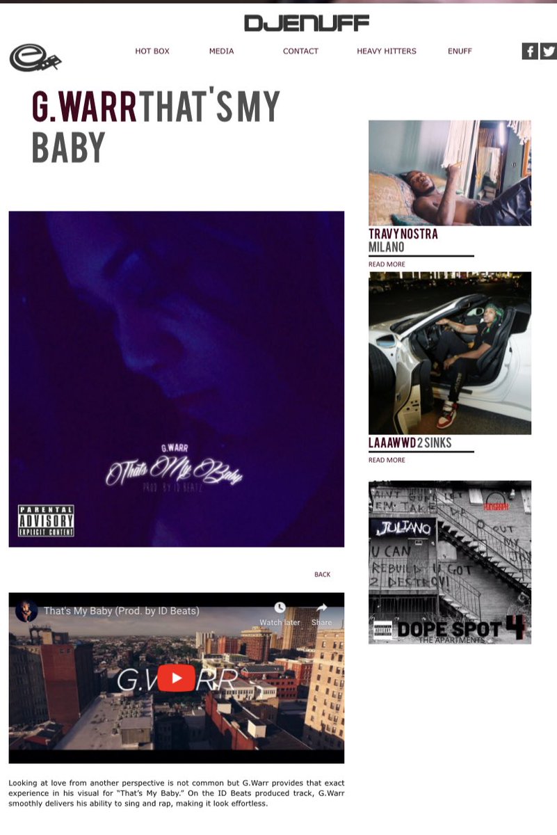 GdotWarr's tweet photo. https://t.co/GsgaWurMxy
#djenuff #thatsenuff #gwarr #gdotwarr #gregoriopablo #4thquartercapo #phillyartist #artist #rapper #singer #rnbartist #phillyhiphop #hiphop #newmusic #werunuptownent #classicmusic #lovesongs #industryallaccess https://t.co/jugSwu9lSb