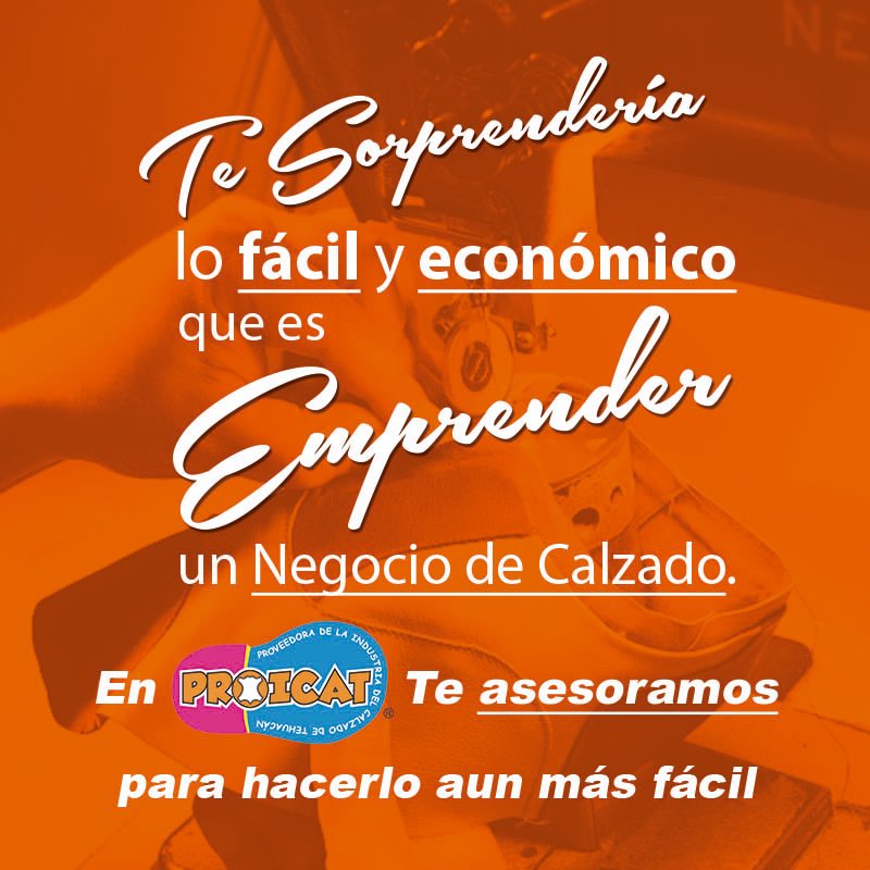 Proicath's tweet image. En #Proicat generamos Desarrollos Integrales🥿👢🤖👷‍♂️👟👞 Quieres poner un taller de calzado o montar toda una fábrica acercate a nosotros y te ayudamos a aterrizar tu proyecto.
Tels: 2381246651 y 2381244959
16 Sur num. 1918 col. Esmeralda #Tehuacán #Puebla #México.