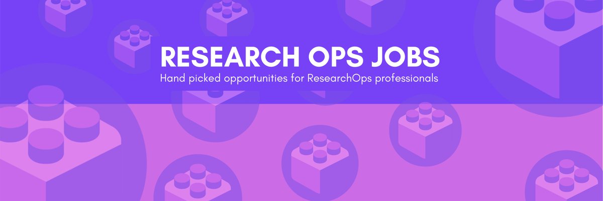 heyenjoyhq's tweet photo. We're happy to launch today @ResearchOpsJobs! A job board for Research Ops professionals only!  #ResearchOps #Jobs https://t.co/WjXO0XcCxS https://t.co/UlO3VDKrzr