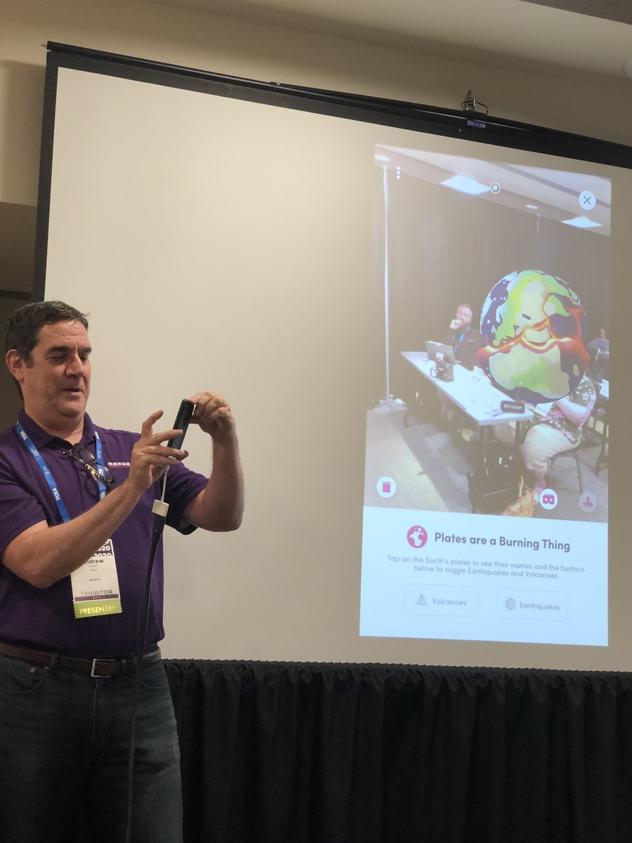 kunnmel's tweet photo. 🤩 @MergeVR users!! Check out the stamping feature. You can stamp multiple. 💕the merge cube and how they have embarrassed the educational aspect #mergeexplorer. #TCEA2020 https://t.co/558T30JZgM