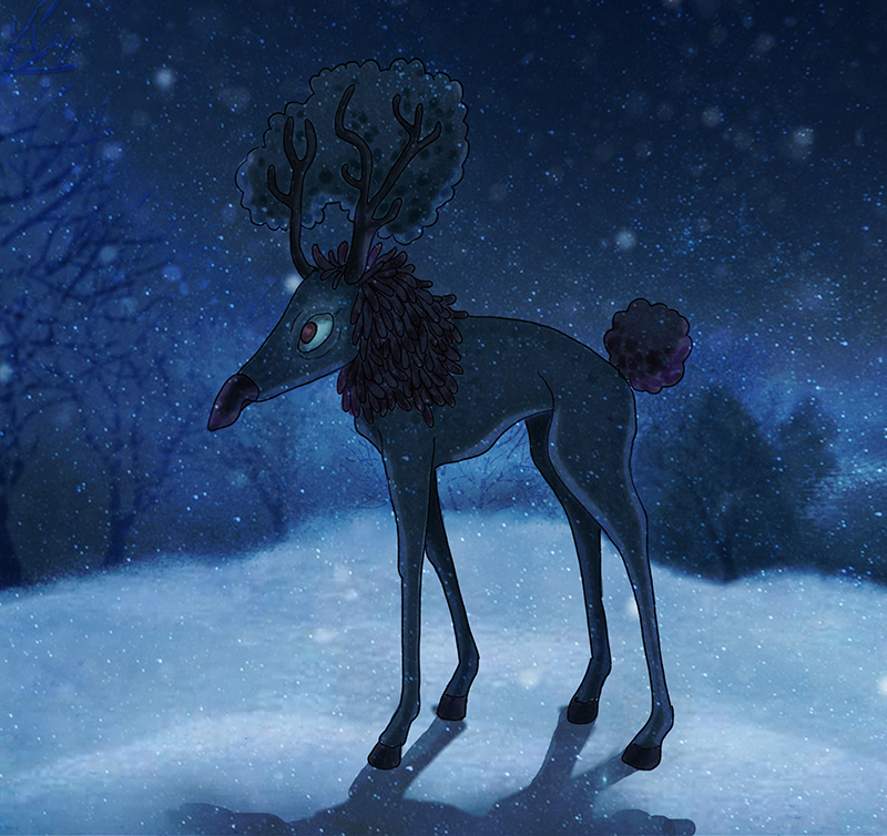 LumiTales's tweet photo. A Creatures Concepys #conceptart #concert #winter #wintertime #blue #art #illustration #digitalart #animals #characterdesign #creaturedesign #creature #snow #digitaldrawing #digitalillustration https://t.co/vyP5xVcjZE