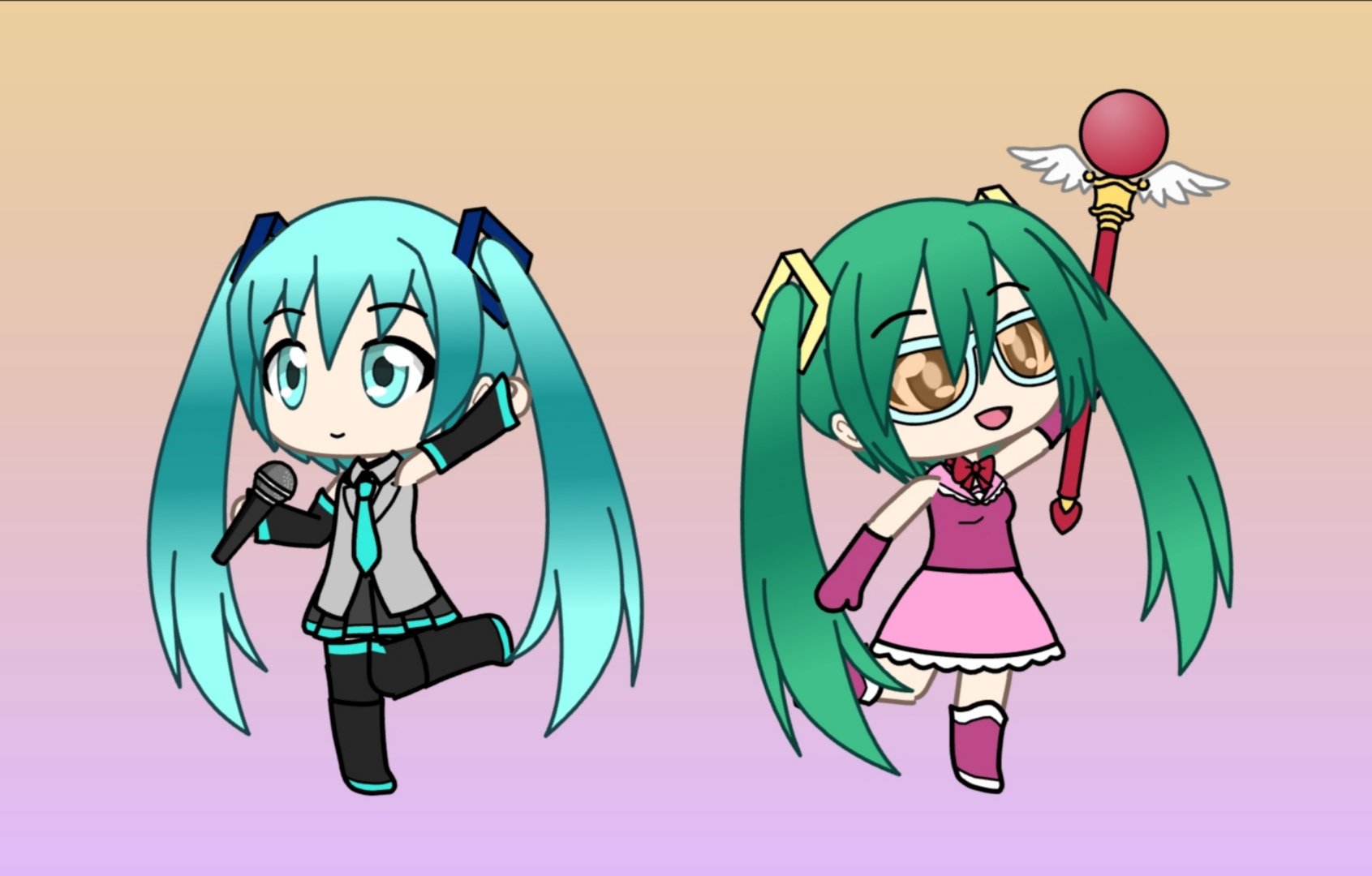 ゆうきちゃん 桃狐 主は一主多推し そっくり 初音ミク プリティミサエス ガチャライフ Gachalife T Co O4ntrkw28c Twitter