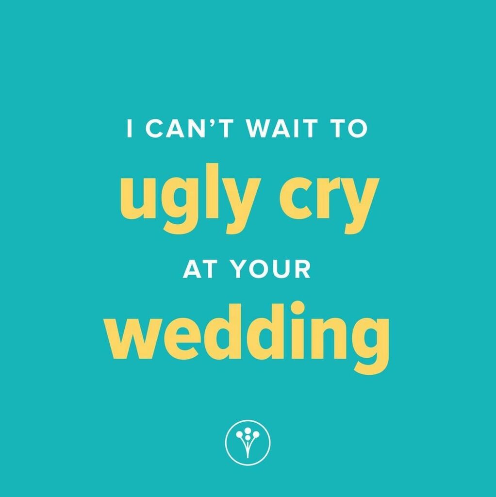 JamesSHicks1's tweet photo. BRB stocking up on tissues! 🤧😭 Tag the friend who always ugly cries at weddings! https://t.co/VZrv0DPy4T