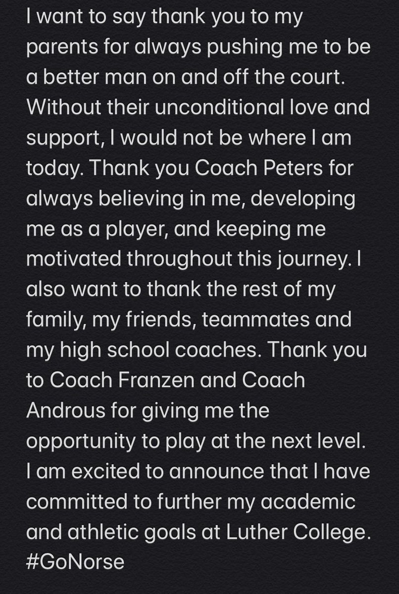 chardy_11's tweet photo. Committed!! #GoNorse @luthermensbball https://t.co/zczxbkUa0T