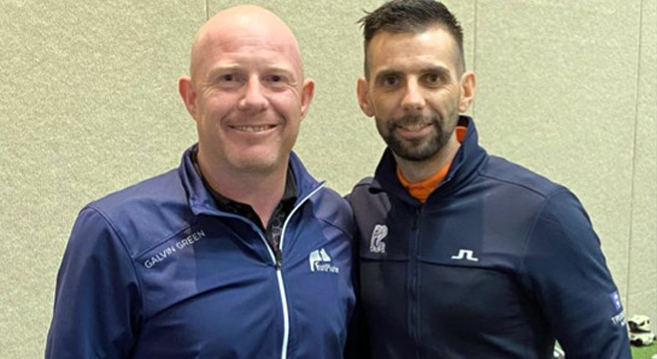 fatplategolf's tweet photo. Great to catch up with Enda & the @p2grips team @PGAShow #Orlando today to see their awesome new #Trident align adjustable ball marker
Really looking forward to teaming up in 2020 to create some fantastic P2/FatPlate promotions
#Trident #Grips #ArcMat #PuttPlate #HoleMorePutts https://t.co/jsenkGpiy1