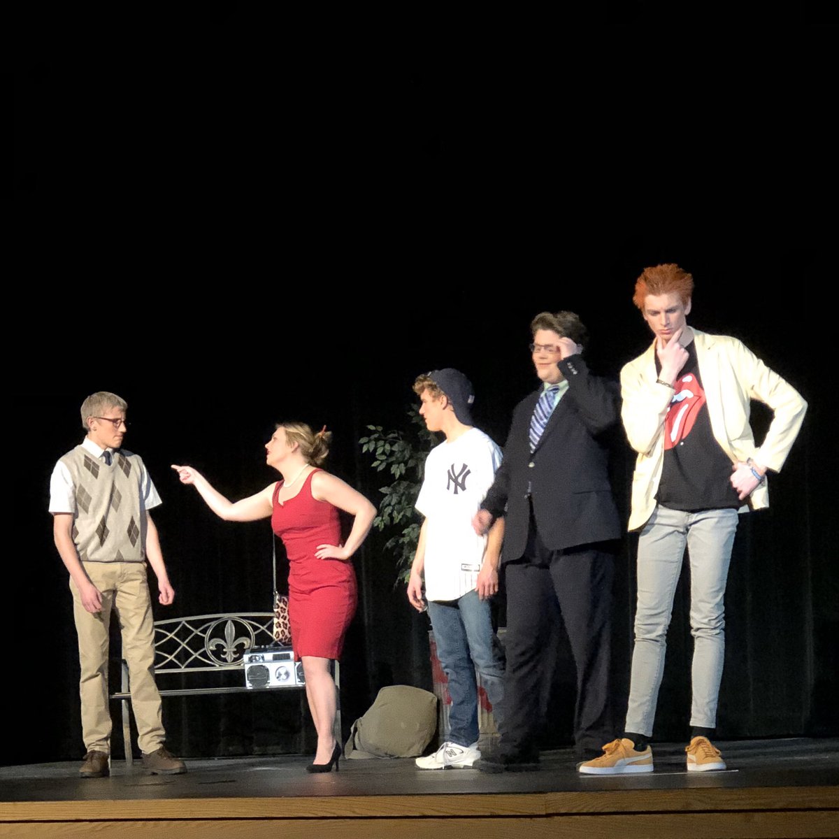 stcharlesschool's tweet photo. One Act Play had a public performance tonight of LINE. Great job everyone! Sub-sections this Saturday. https://t.co/3df8zE99Zr
