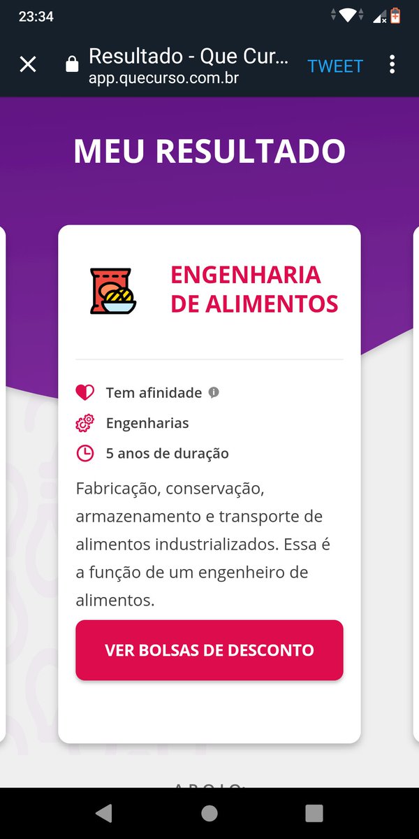 Palomajurgenfe1's tweet photo. Fiz o teste vocacional e tive a confirmação do meu curso e do meu MBA 😂😂
#euamomeucurso #engali https://t.co/Pyf9zPDtUD
