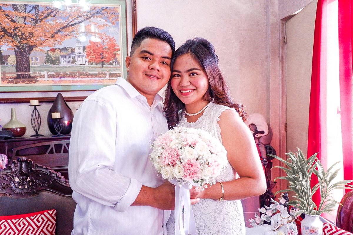 jonahanjela's tweet photo. Officially Mr. &amp; Mrs. Metran ❤️ https://t.co/50xylKgTXj