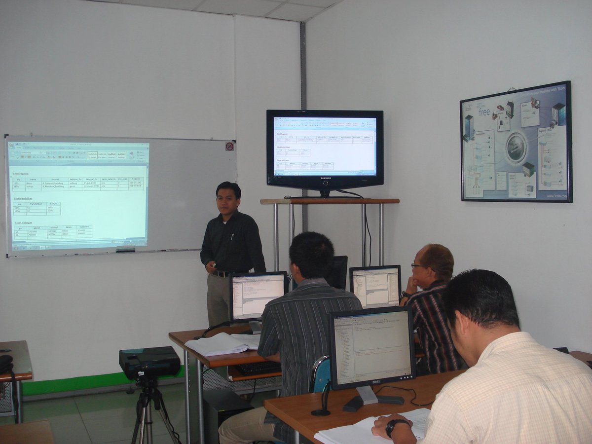 ITTrainerID1's tweet image. Suasana mengajar materi  &quot;SQL Server Database Administration&quot; yang diikuti para staf IT PDAM Tirta Musi Palembang yg diselenggarakan di Training Center Belogix - Bdg

☎️ wa.me\6281802176129

#trainingdatabase #trainingsqlserver #freelancetrainer #inhousetrainer