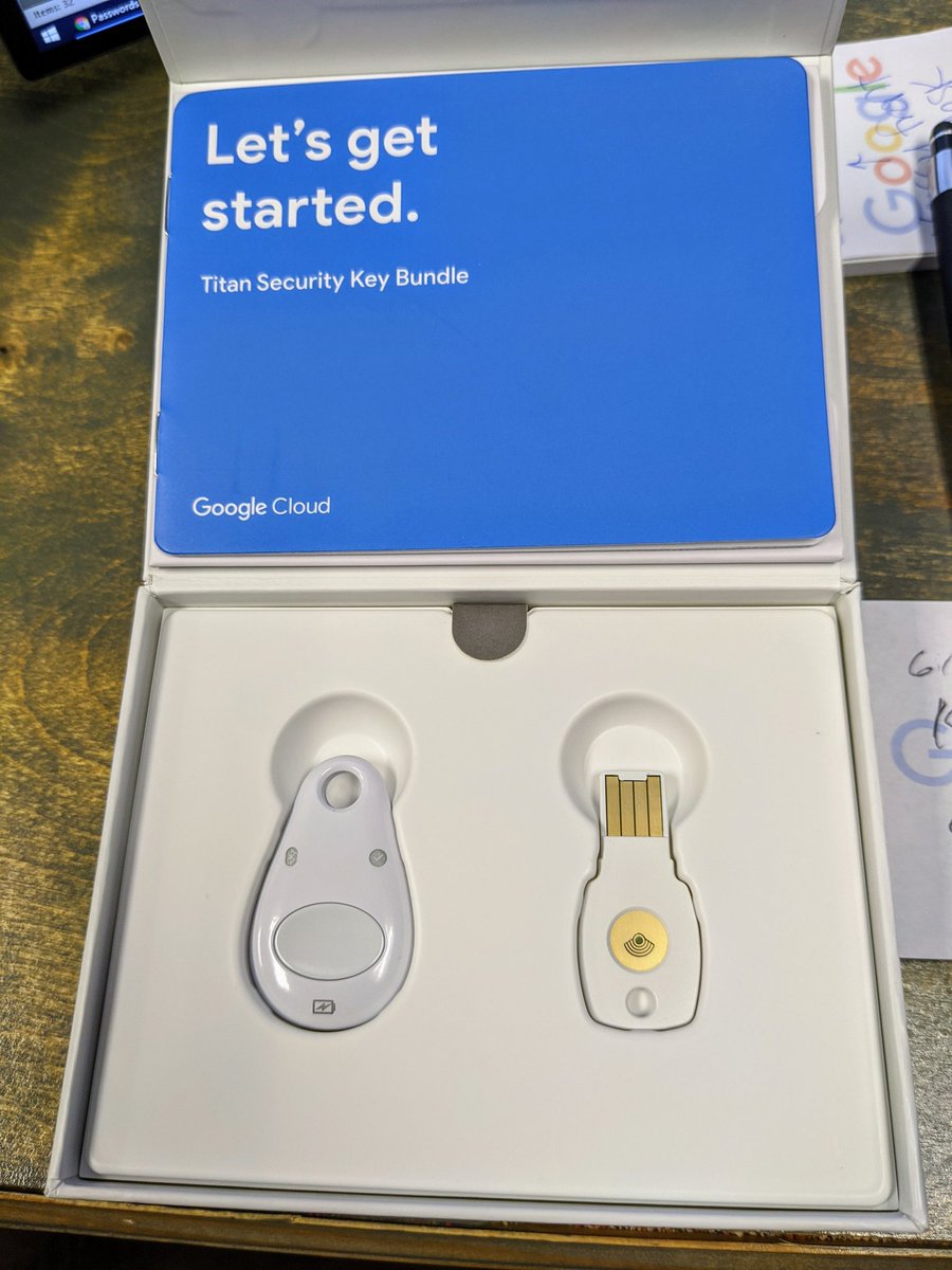simpleailife's tweet image. Finally got my @google Titan Security Key&apos;s today. I&apos;ve already enabled this on my phone and it&apos;s nice to know I have this added layer of protection! #MadeByGoogle #TitanSecurity #AdvancedProtection #Pixel4XL #teampixel @madebygoogle @googlepixel @googlecloud