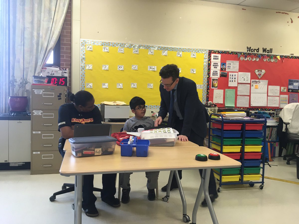 7E1Tweets's tweet photo. It’s always exciting when the principal comes to see what you’re working on! @kevseb https://t.co/O7L5zUfCWb
