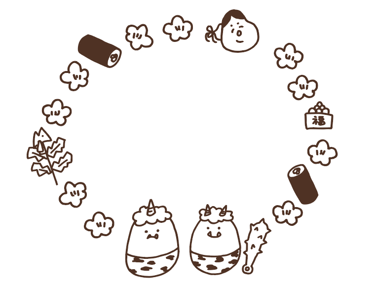 今日作ったゆるかわ手描きシリーズ😙👹
ACイラストにとうこ〜う🌟
#ストックイラスト 
