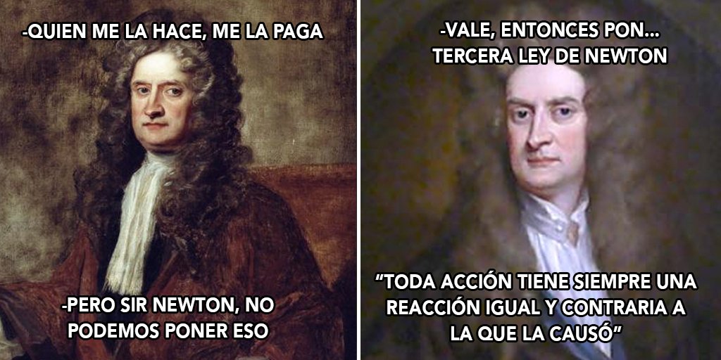SIINPRO's tweet photo. Había que bajarle el tono a la tercera Ley de Newton 😜😂
#Humor #FelizJuevesATodos https://t.co/tac4OC9LGs