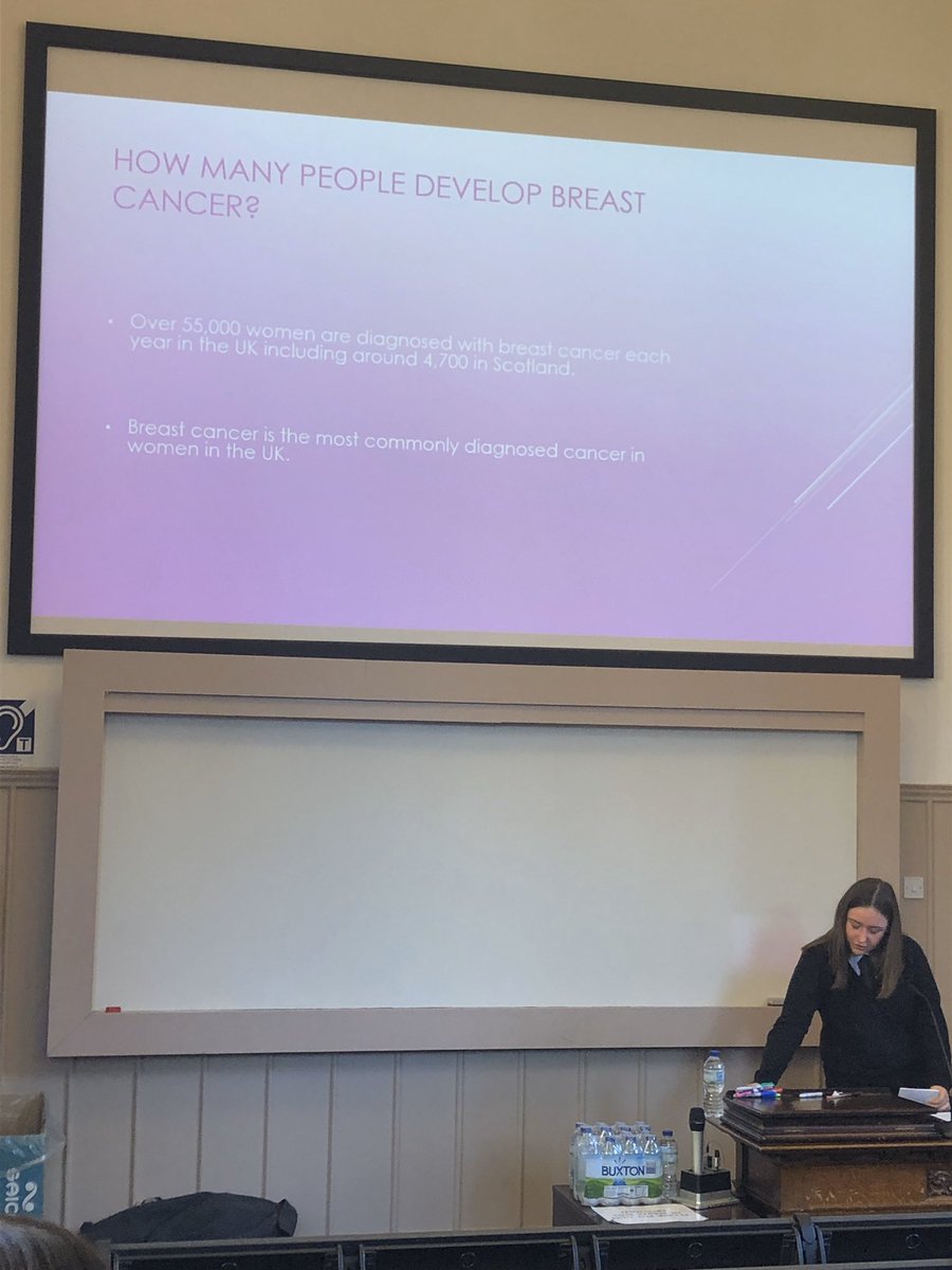 KhsFirstchances's tweet image. Hanna, Paris, Jaydanna and Gemma delivering their presentations today as part of their First Chances project at @univofstandrews. Thanks to @FifeFirst for having us.