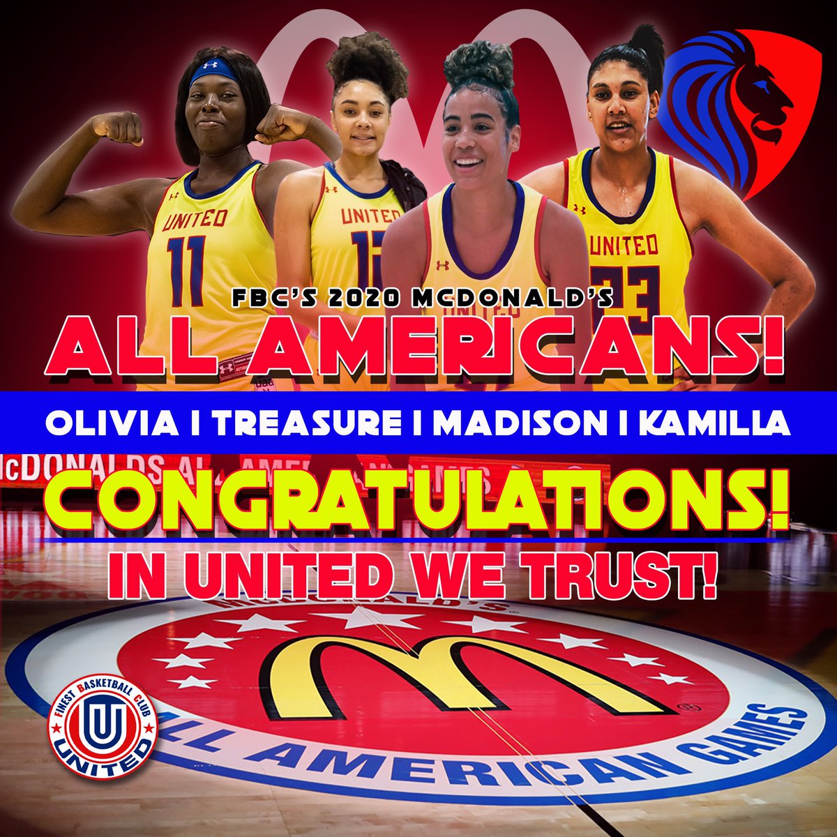 Much respect and congratulations to everyone who has played a part both past and present in making these kids dreams become reality.... This is a true trendsetting example of 4 unique individuals sacrificing everything for one common goal. 🔴⚪️🔵 IN UNITED WE TRUST 🔥🔥🔥