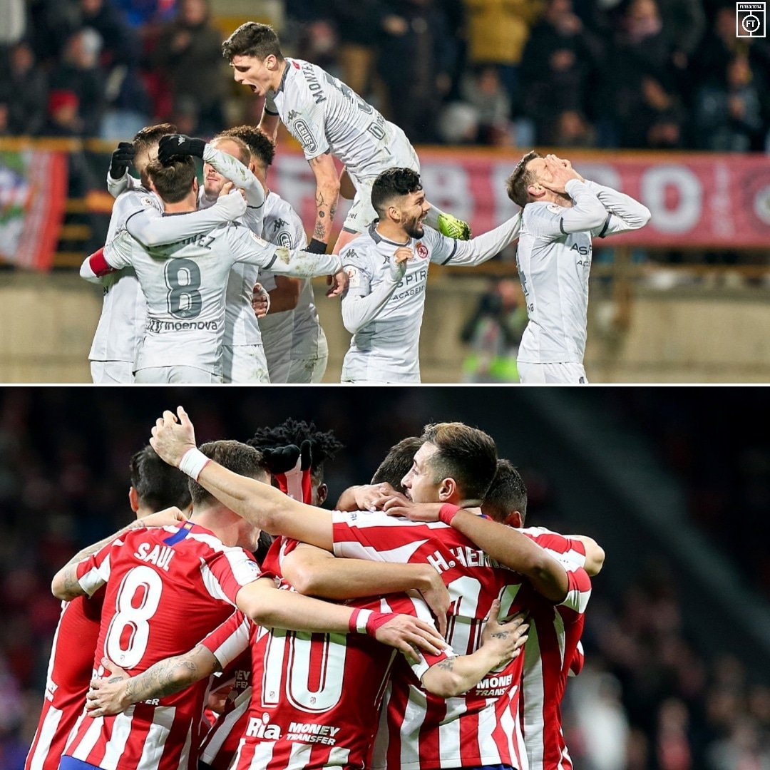 ¡CUANDO SE QUIERE, SE PUEDE! 😱

El Cultura Leona eliminó al Atlético de Madrid de la Copa Del Rey y esta es la diferencia (precio) de sus plantillas. 👀

Cultura Leonesa➡️ 4.9 millones de euros.

Atlético de Madrid➡️ 835.5 millones de euros.