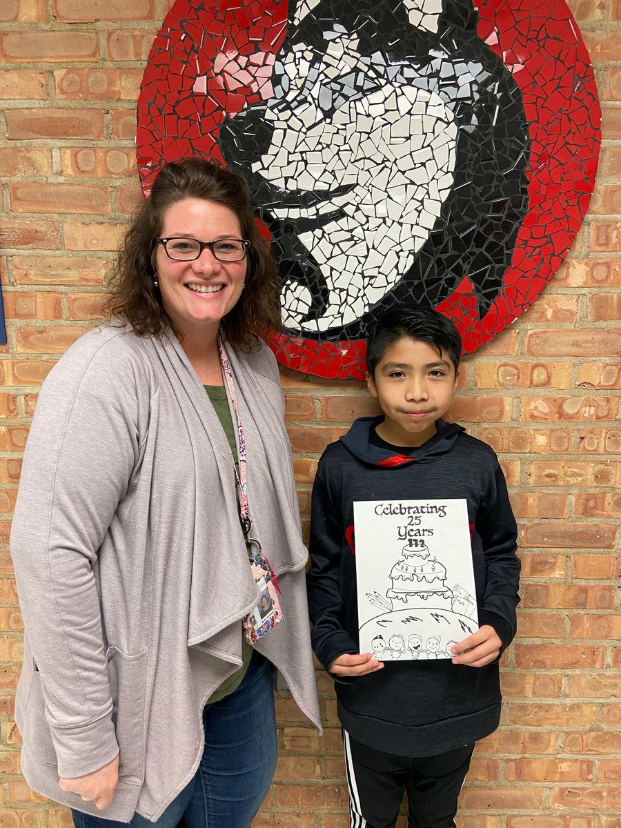 112foundation's tweet photo. Congratulations to @nwhuskies 6th grader, Ruy B.! His illustration was selected as the winning 2020 #DriveForEducation vehicle sticker design. Look for his design on cars in HW and HP beginning this spring. https://t.co/IoQtgDcTLi