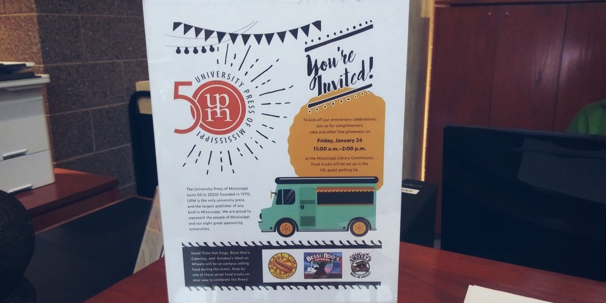 An advertisement for UPM's 50th anniversary celebration.