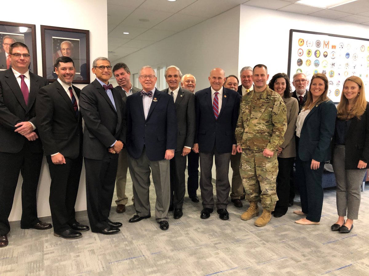 NRWA's tweet photo. Representatives from State Rural Water Associations met with Ken McQueen, Regional Administrator EPA Region 6, today and later attended his announcement of the new Navigable Waters Protection Rule. @TexasRuralWater @ORWA_OK @EPAAWheeler #RuralWater https://t.co/97hip4zikX