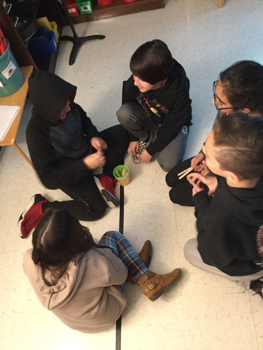 NWCrossingMusic's tweet photo. @AcapSensei ‘s class had fun AND practiced their music literacy at centers yesterday! Our new center, BANG, was a hit! @NISD_NWC @NISD_FineArts https://t.co/mFF5oiSqo0