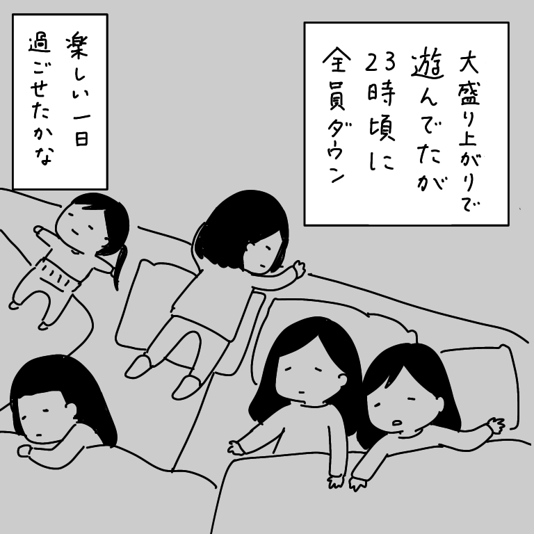 楽しい楽しいパジャマパーティー 
