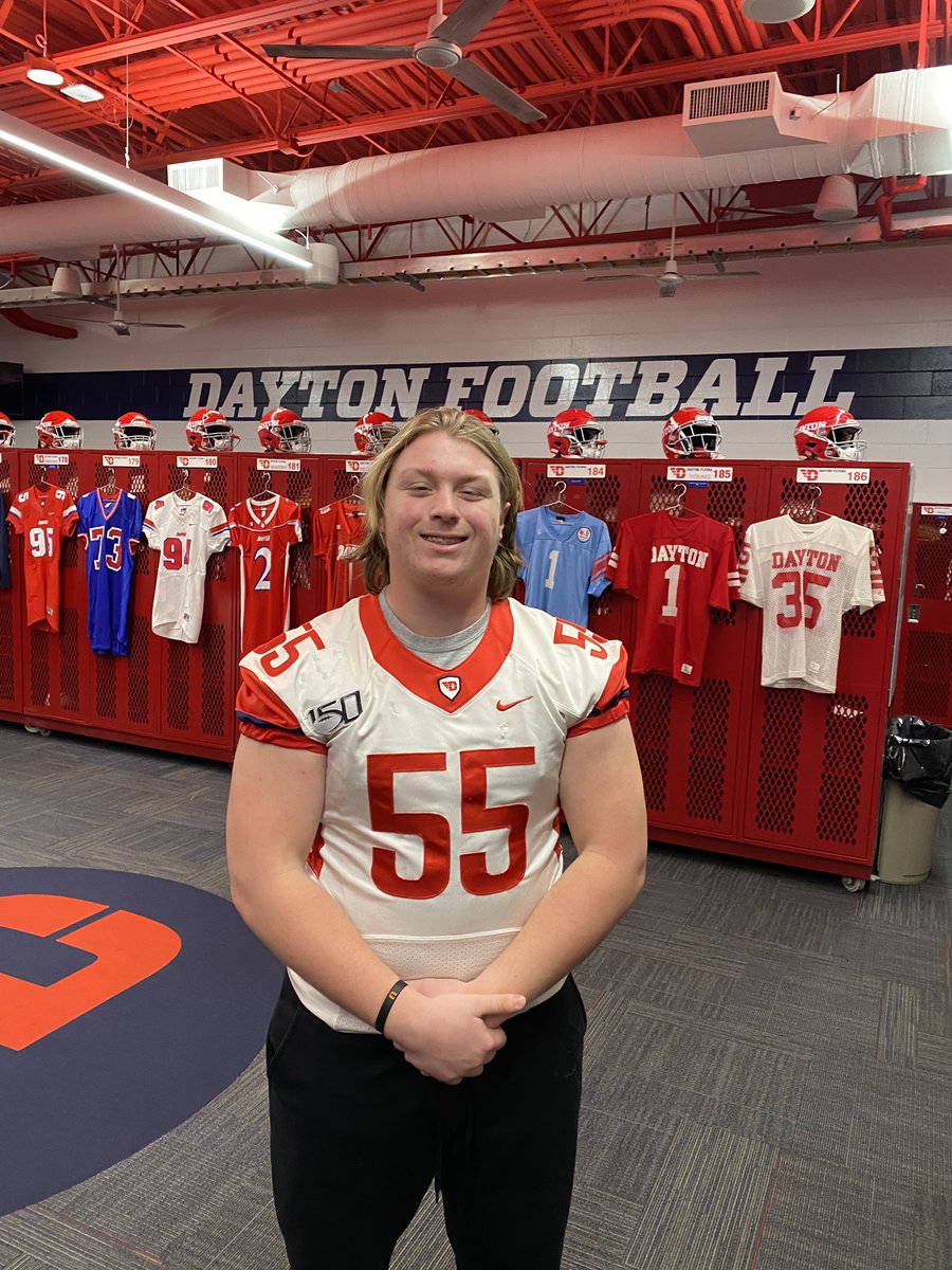 MPalicke's tweet photo. Blessed to receive an offer from The University of Dayton! @DaytonFootball https://t.co/BWIYUBv0Zx