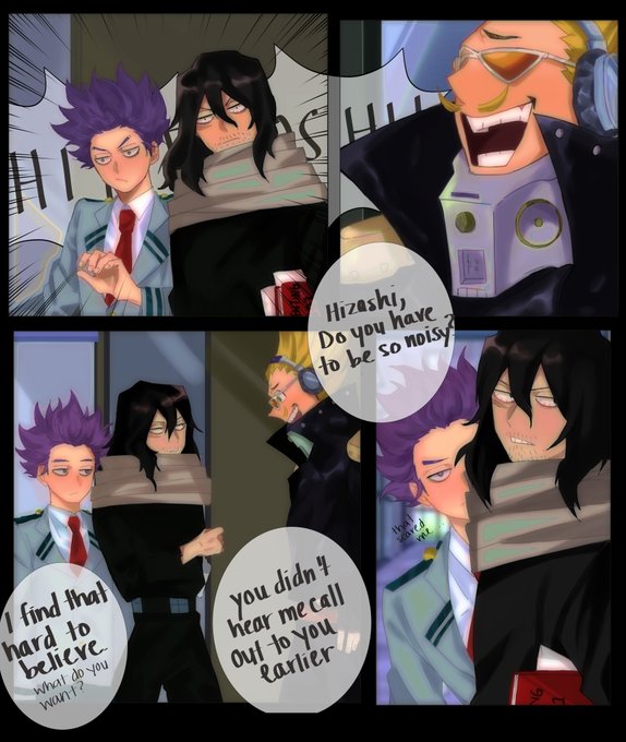Thanks, Dad ??? 

Present Mic's first time being called that ;u;

#bnha #mha 