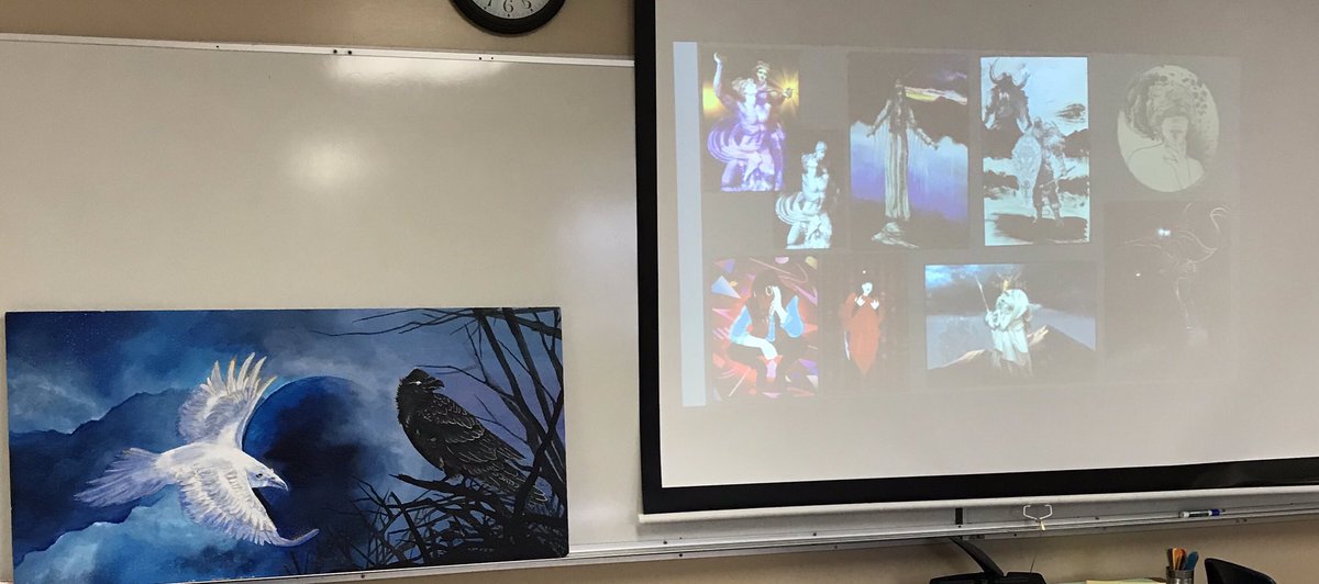 KFroese's tweet photo. Our first Capstone Project presentations were today. We have future artists, bloggers, carpenters and coaches in our midsts. Our future looks bright! @McDiarm57701680 @mmonkman @jakgrice https://t.co/pwS4GAbQgL