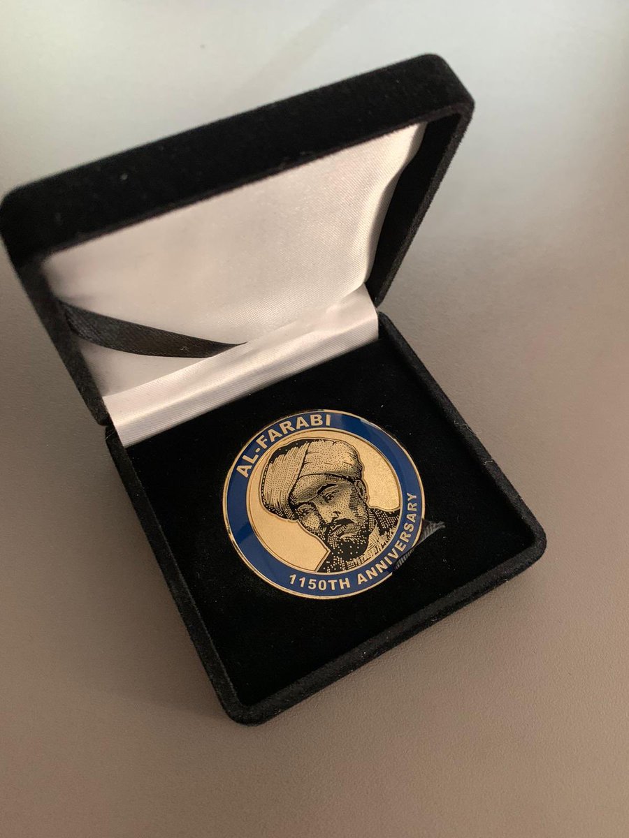 KazakhEmbassy's tweet photo. .@KazakhEmbassy has commissioned a printing of US post stamps to celebrate the 175th anniversary of Kazakh poet #Abai Kunanbaiuly and producing commemorative coins marking the 1150th jubilee of great philosopher al-Farabi. https://t.co/XJkkySx8Bh