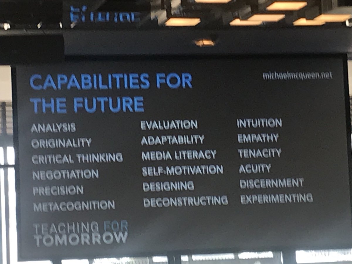 What is the capability between what our students need for the future and what they can currently do? #wuctw
