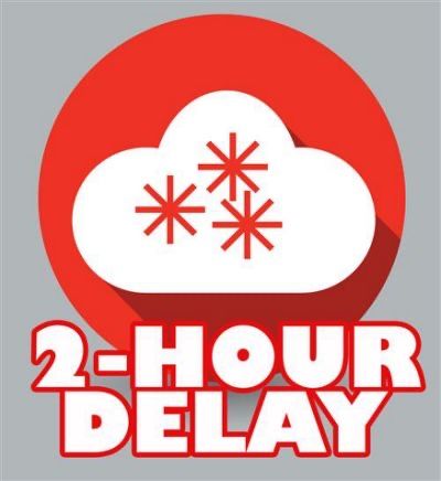 We will have a two hour delay on Friday, January 24 <a href="/mcps_va/">MCPS</a>.