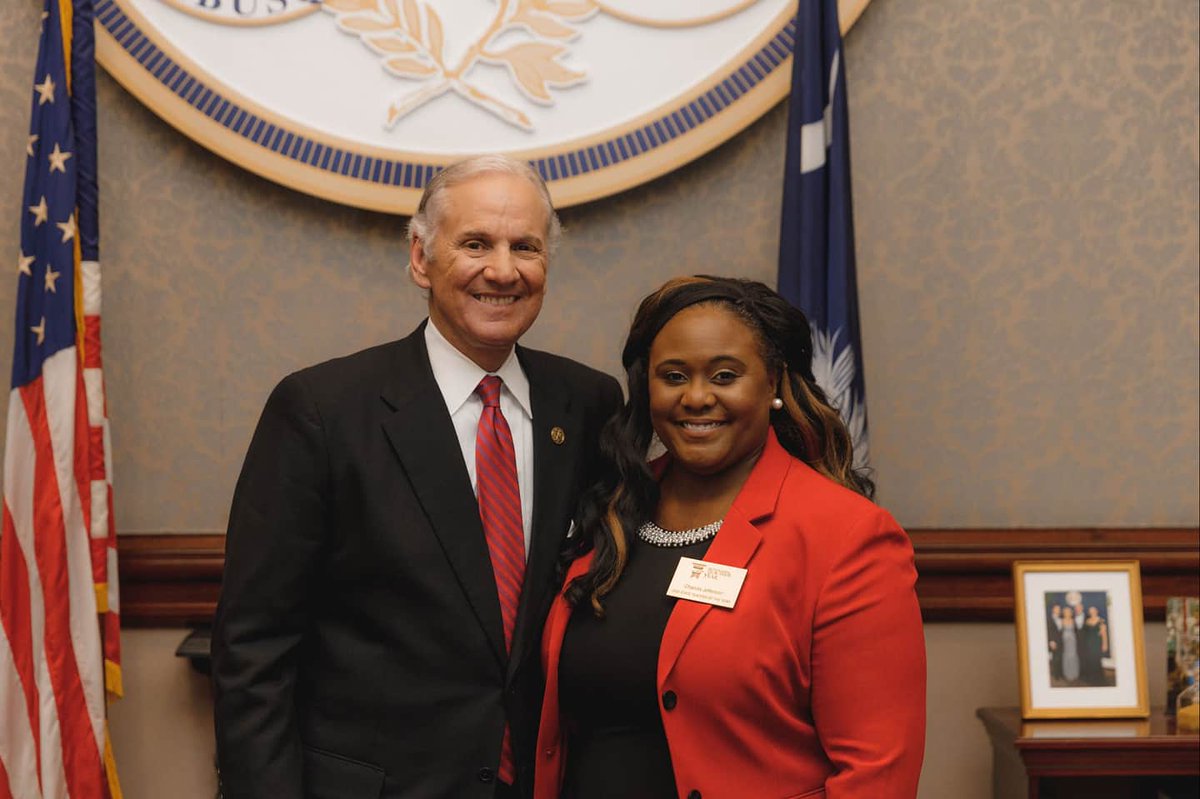 SC_TOTY's tweet photo. It was an honor being recognized at @henrymcmaster State of the State address.Thank you for celebrating the hard work of all SC teachers and focusing on education this year! Representing SC teachers and @TeamFairfieldSC @JRGreenK12 #RedForEdWednesday
#scteachers #2020SCTOY https://t.co/zZSz6ihytM