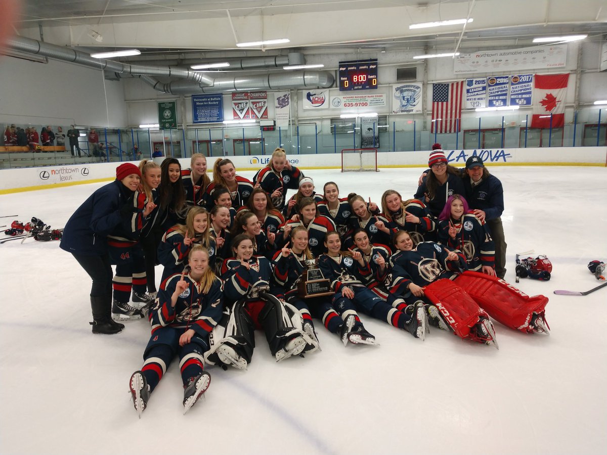 WNYGirlsHockey's tweet photo. Your 10th Anniversary Federation Champs Williamsville!

@willvillehockey https://t.co/27psisA3Cb