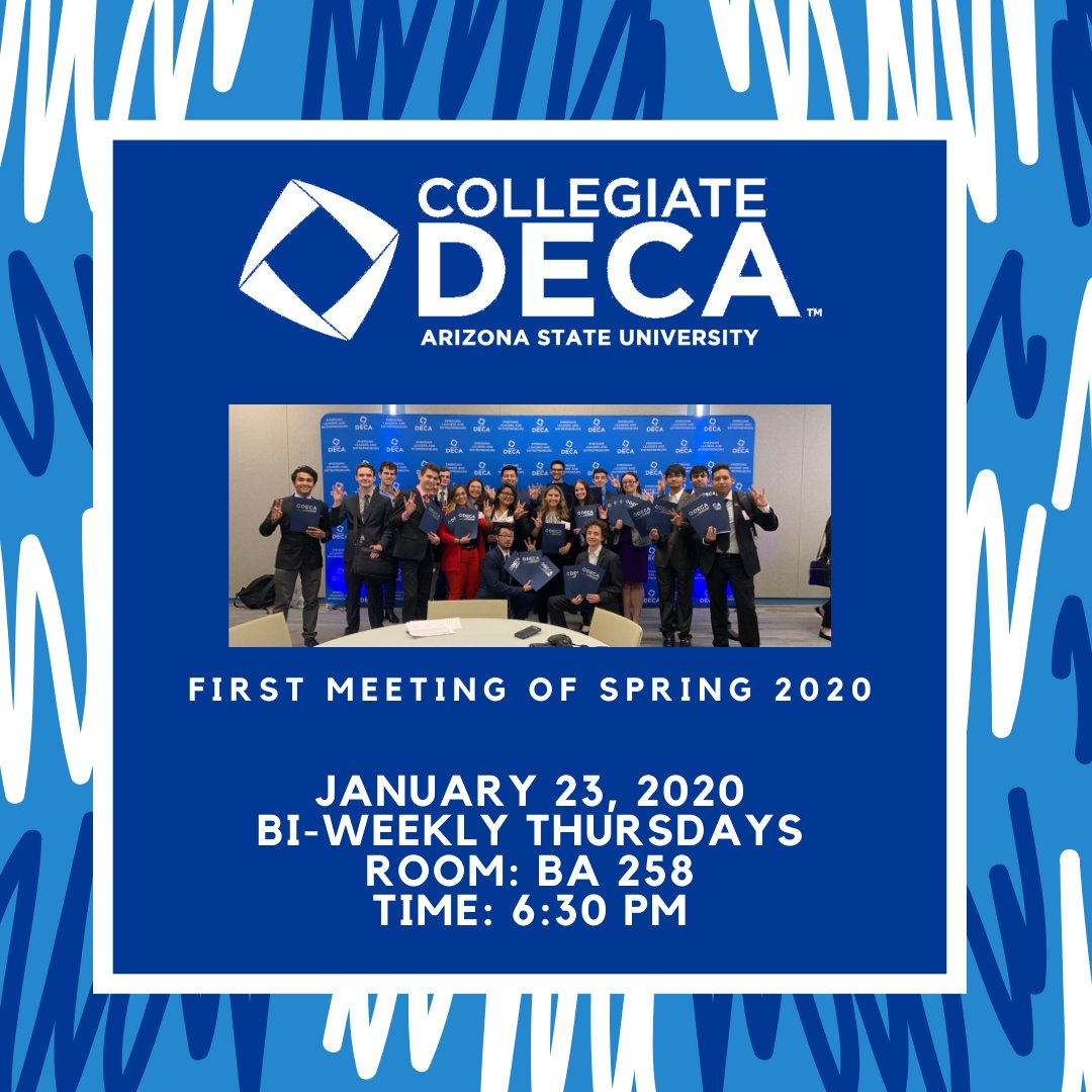 asudeca's tweet photo. FIRST MEETING ALERT!! TONIGHT! Hope to see you all there! BA258 at 6:30 PM there will be pizza! https://t.co/qOxHfG1WaQ