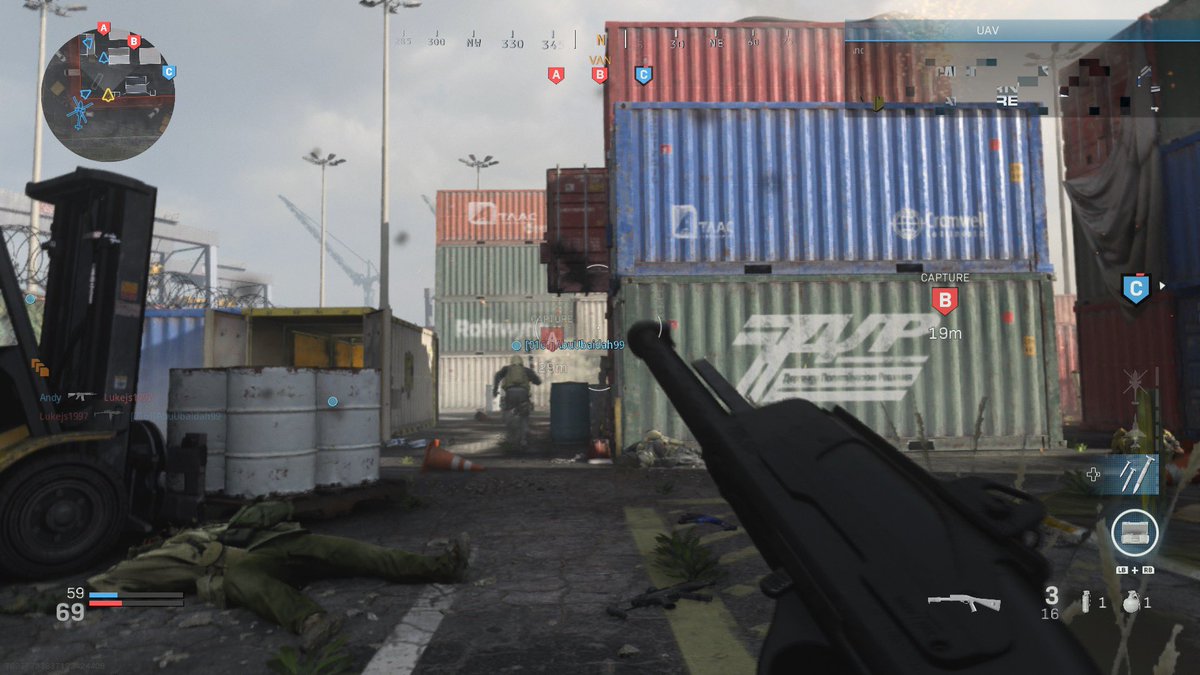 GauntJack's tweet photo. Had to make a twitter account just to show how messy 1.13 update actually is 😂🙄 @InfinityWard @Inkslasher @MarleyThirteen @Chaosxsilencer #CODMW #cod #ModernWarfare https://t.co/KFRWqDfzPZ