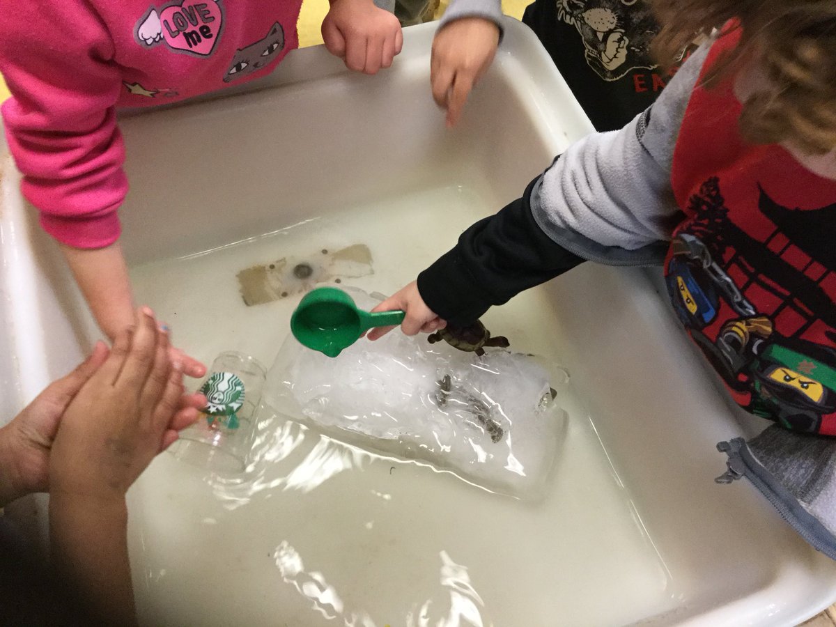JenniferCadogan's tweet photo. Experimenting how to brake the ice to get the objects out. https://t.co/HKPkW02ZVq