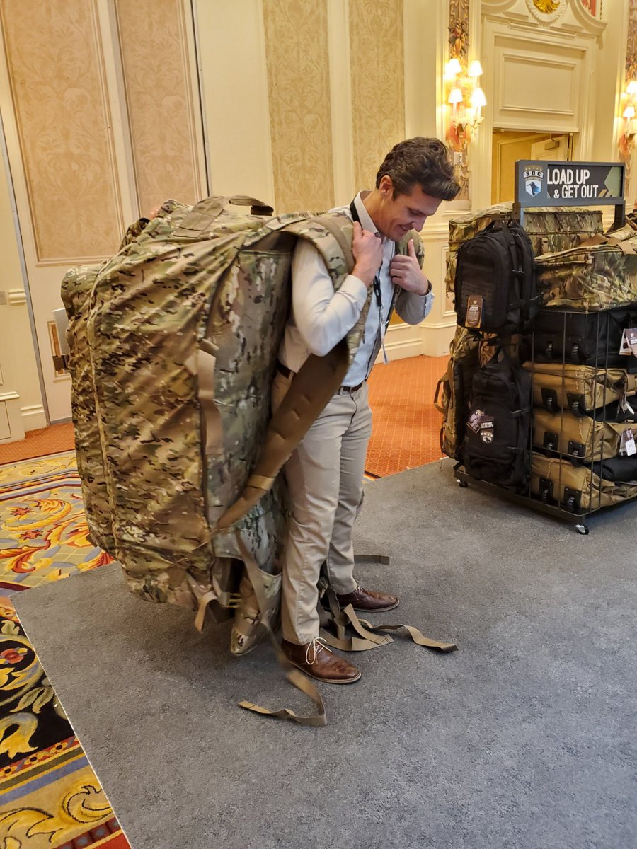 HWIGear's tweet photo. We finally found a pack big enough to hold all of our products 👏🏻
@shotshow https://t.co/nvLGrbo8Jo
