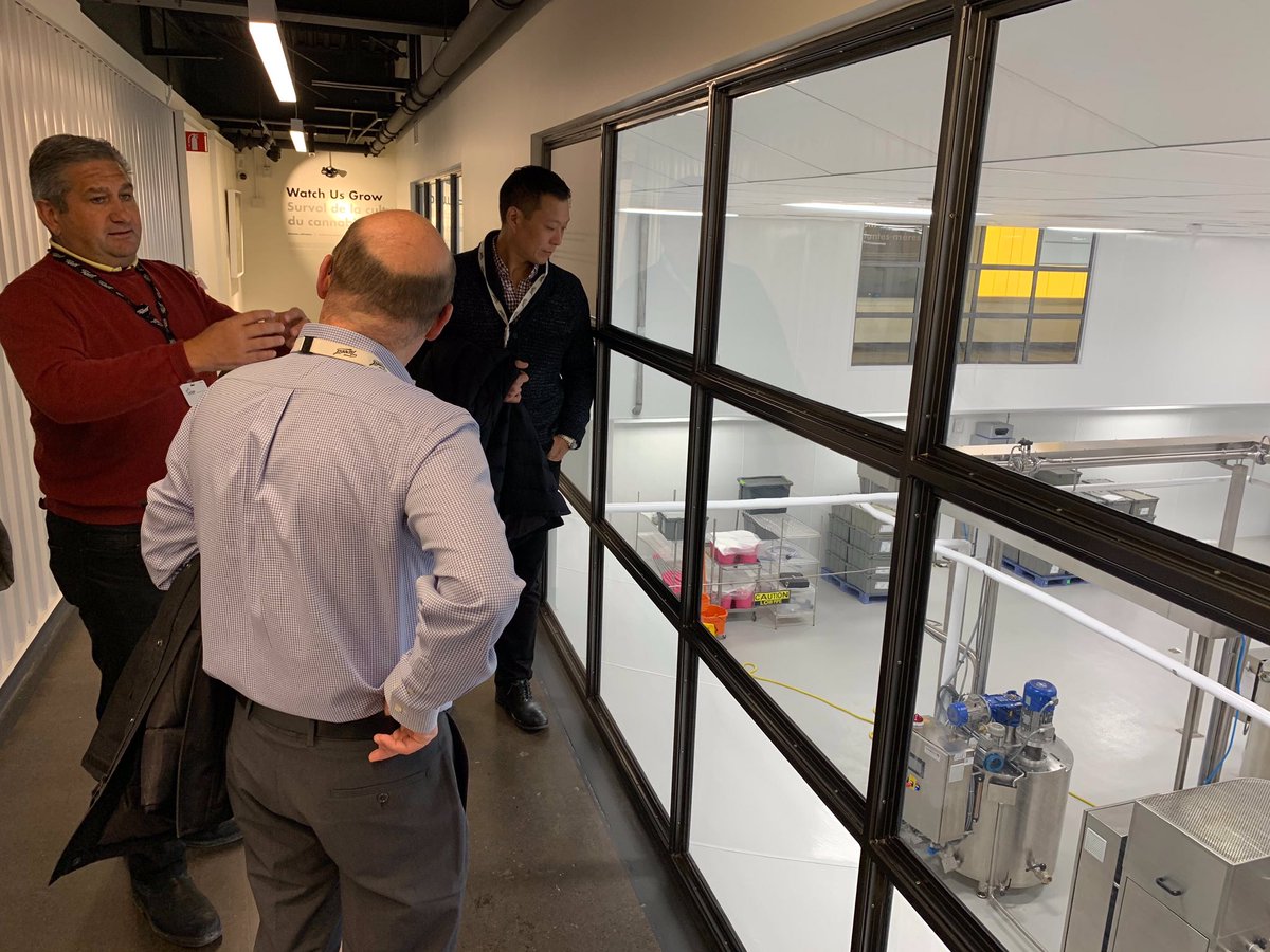 Today I toured <a href="/TweedInc/">Tweed</a> in Smiths Falls! This innovative and scientific facility employs over 2000 employees and is one of the leading cannabis producers in #Ontario!