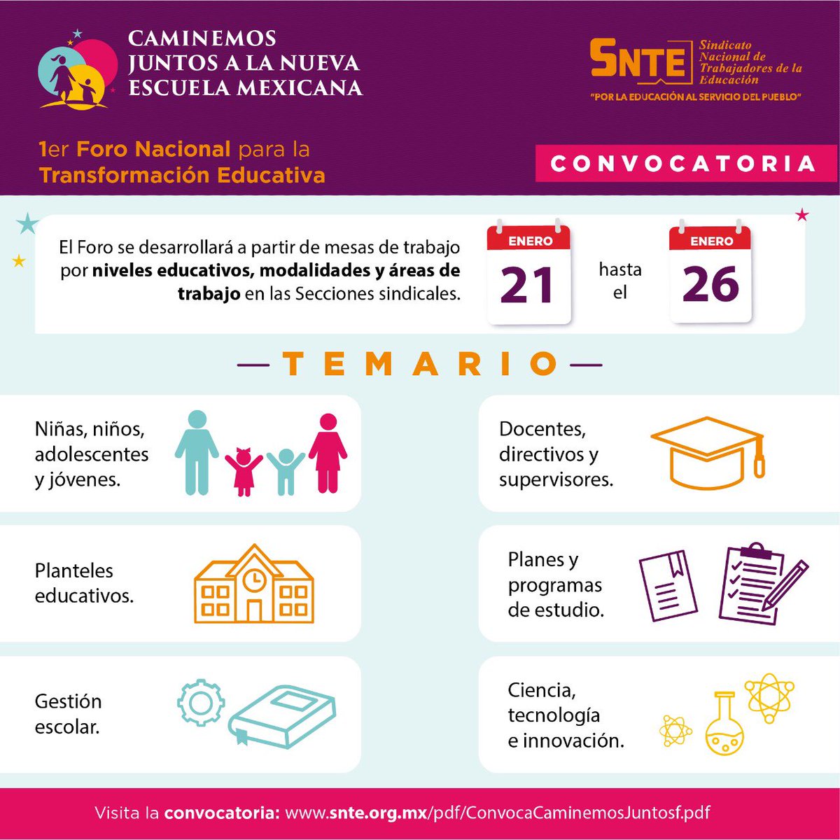 MARIASILVIAARM2's tweet photo. #ForoSNTE 👥👤👥
☝ Por la educación TODOS 🙋🙋 Sé partícipe del Foro Nacional para la transformación educativa 🍎📚 Sé parte de la Nueva Escuela Mexicana 🇲🇽
#FelizJuevesATodos México #FelizJueves CDMX #Pisa #asot950p1 Ojalá #CoronaCapitalGDL Jalisco #RT Exacto #finallmp https://t.co/DufXw7EJtF