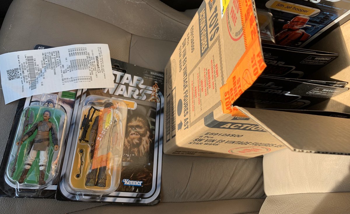 Check local Walmart’s for clearance. I scored two figures that were on the clearance rack for $3.50 and politely asked a worker to scan if there’s anymore and she brought out a fresh case of TROS wave 1, all at the same price!👍🏻 #StarWars  #vintagecollection