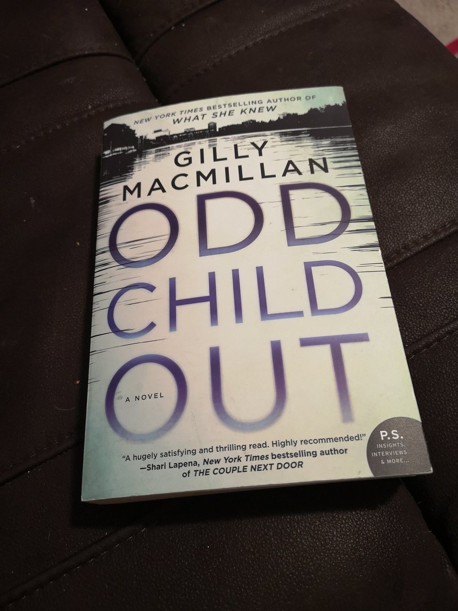 This was an okay thriller. Wasn't the ending I was hoping for - I think there could have been a more satisfying twist. I will keep reading this author though!Odd Child Out by Gilly Macmillan .5