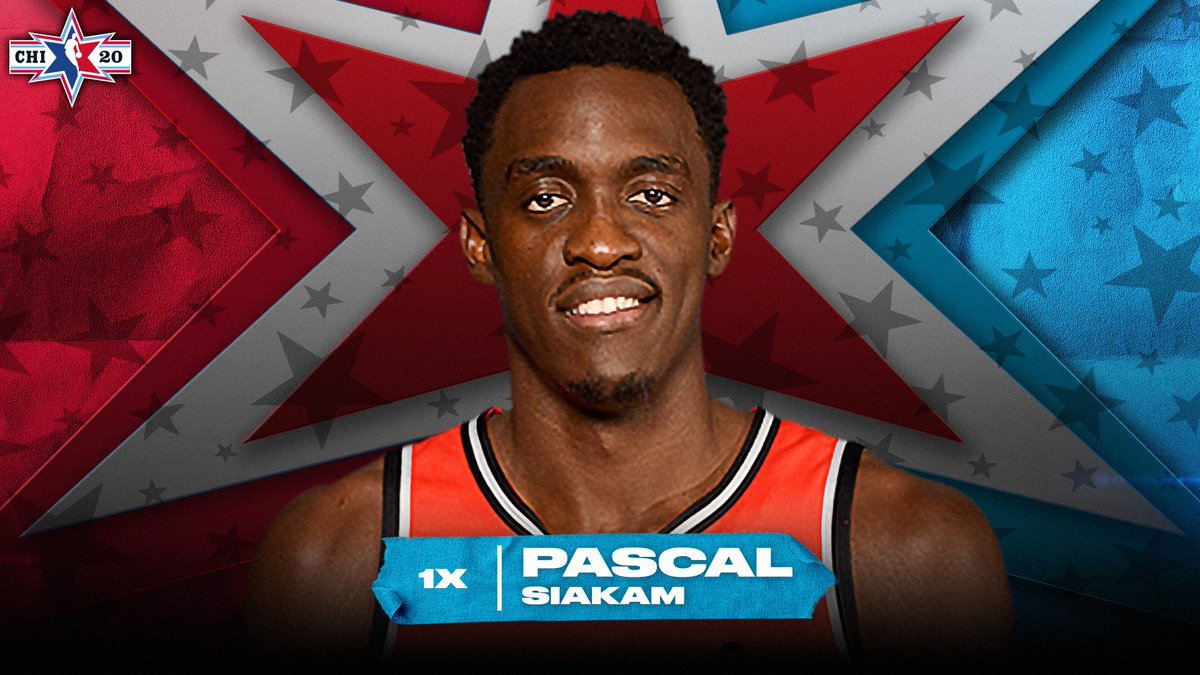 NBAAllStar's tweet image. Making his 1st #NBAAllStar appearance... Pascal Siakam of the @Raptors! 

Drafted as the 27th pick in 2016 out of New Mexico State (originally from Cameroon), @pskills43 is averaging 23.5 PPG, 7.7 RPG, 3.5 APG for the Raptors (#3 in East) this season.