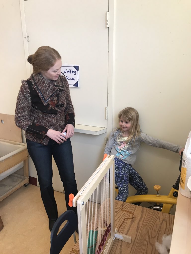 Our Show&amp;Tell guests met the Calder #Kindergarten students who benefit from the #fulldayk program funded by our Foundation. Leveling the playing field for kids who come to the classroom at a disadvantage is critical. To learn more, join us in March! foundation.epsb.ca/events/ #Yeg