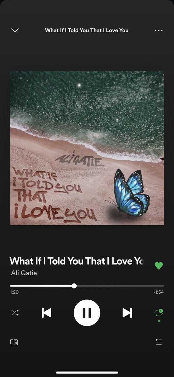 xsilaaaax's tweet photo. What if told you that i love you is literally a BOMB😻🎉🦋🦋🦋 Ali im so proud of you!!! I only work up for you and the song, im going to sleep now, good night LISN family😂 #aligatie #whatifitoldyouthatiloveyou @aligatie https://t.co/CN0JrtqdQt